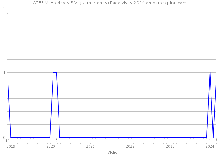 WPEF VI Holdco V B.V. (Netherlands) Page visits 2024 