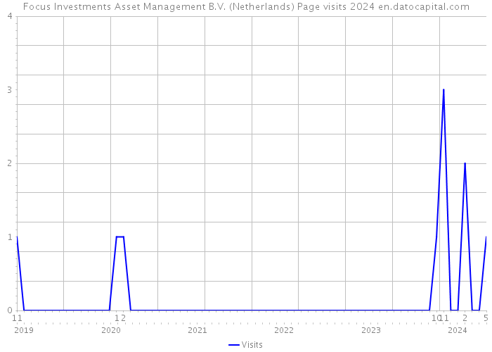 Focus Investments Asset Management B.V. (Netherlands) Page visits 2024 
