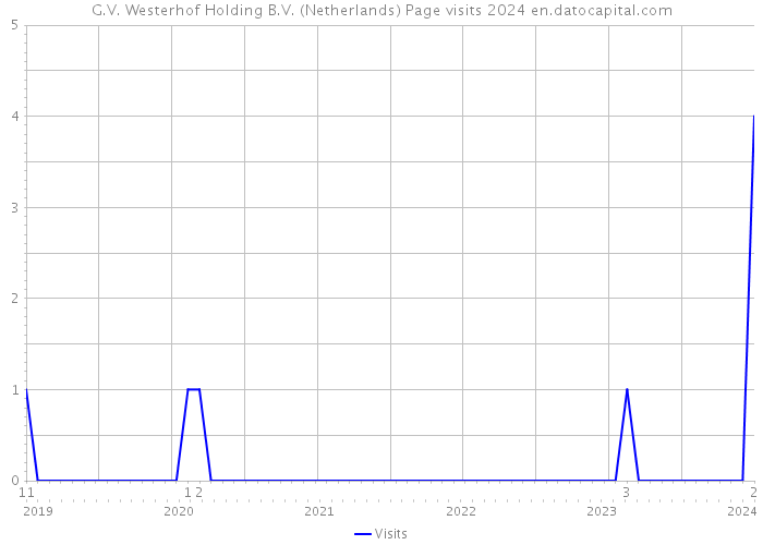 G.V. Westerhof Holding B.V. (Netherlands) Page visits 2024 