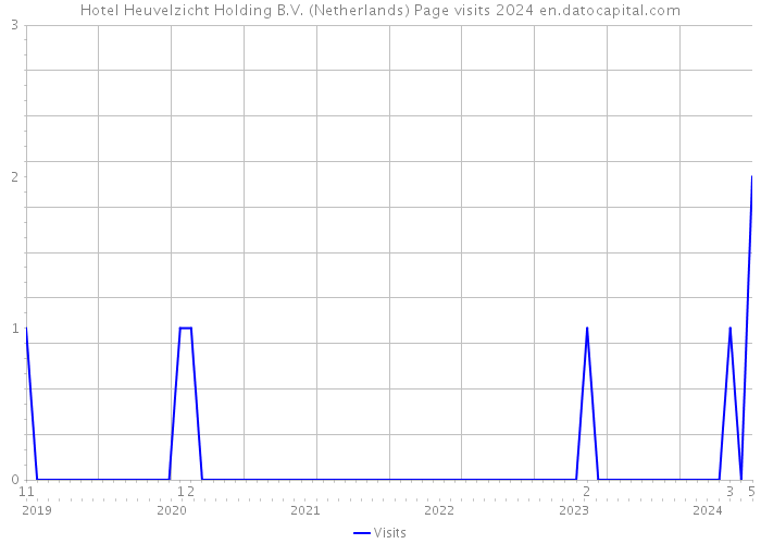 Hotel Heuvelzicht Holding B.V. (Netherlands) Page visits 2024 