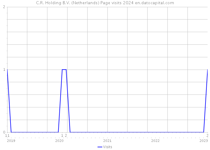 C.R. Holding B.V. (Netherlands) Page visits 2024 