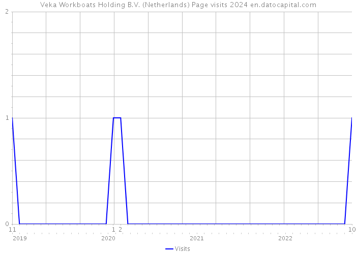 Veka Workboats Holding B.V. (Netherlands) Page visits 2024 