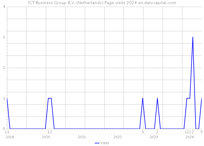 ICT Business Group B.V. (Netherlands) Page visits 2024 