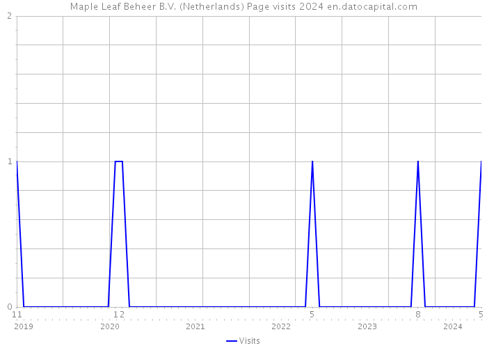Maple Leaf Beheer B.V. (Netherlands) Page visits 2024 