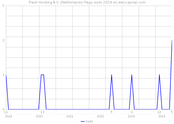 Flash Holding B.V. (Netherlands) Page visits 2024 