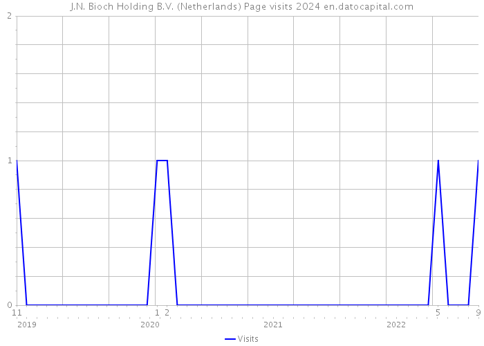 J.N. Bioch Holding B.V. (Netherlands) Page visits 2024 