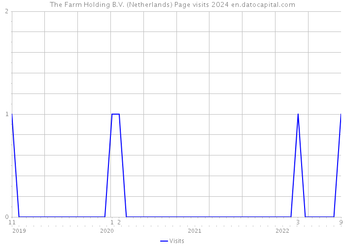 The Farm Holding B.V. (Netherlands) Page visits 2024 