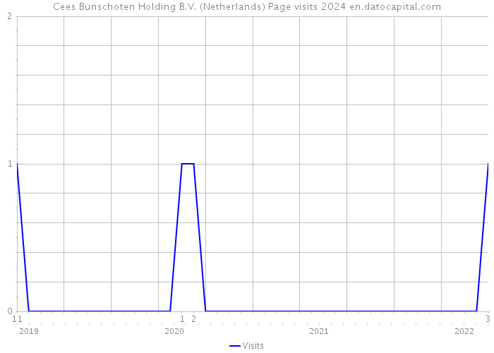 Cees Bunschoten Holding B.V. (Netherlands) Page visits 2024 