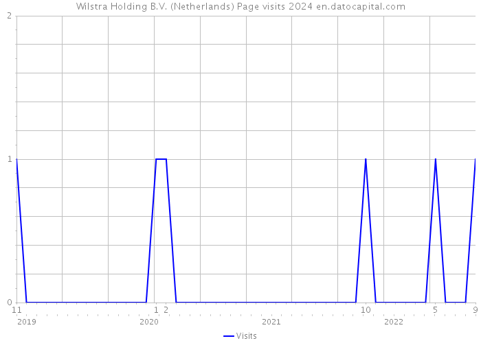 Wilstra Holding B.V. (Netherlands) Page visits 2024 