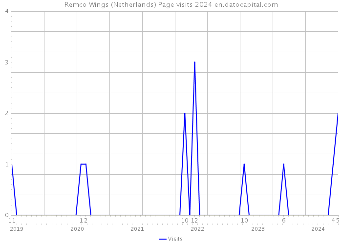 Remco Wings (Netherlands) Page visits 2024 