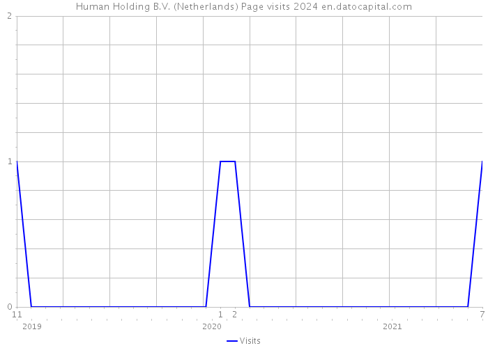 Human Holding B.V. (Netherlands) Page visits 2024 