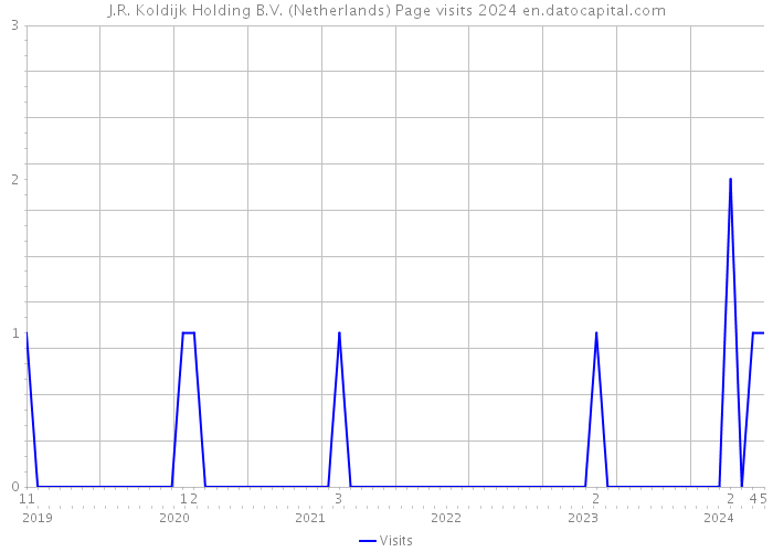 J.R. Koldijk Holding B.V. (Netherlands) Page visits 2024 