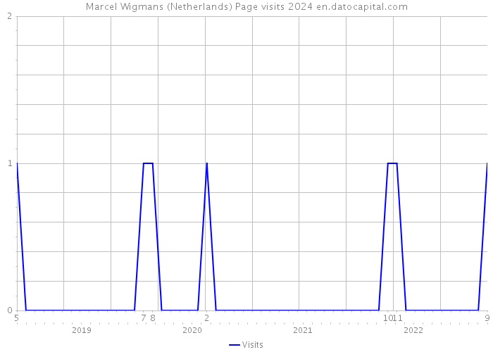 Marcel Wigmans (Netherlands) Page visits 2024 