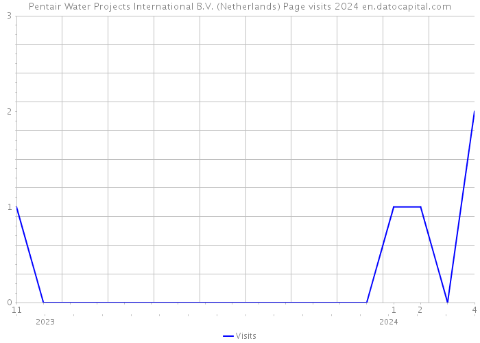Pentair Water Projects International B.V. (Netherlands) Page visits 2024 