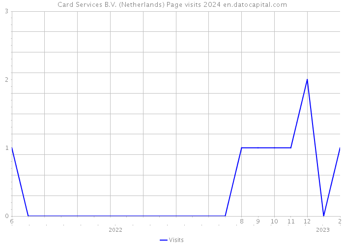 Card Services B.V. (Netherlands) Page visits 2024 