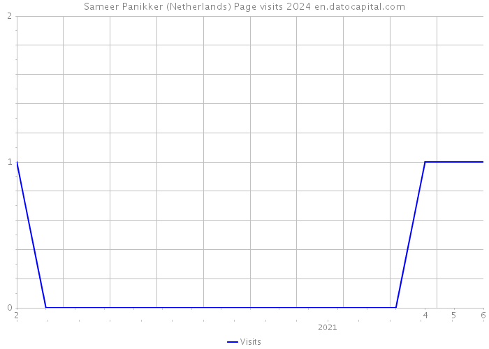 Sameer Panikker (Netherlands) Page visits 2024 