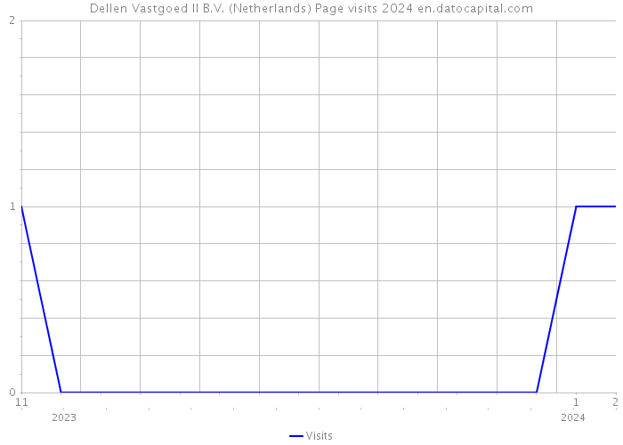 Dellen Vastgoed II B.V. (Netherlands) Page visits 2024 