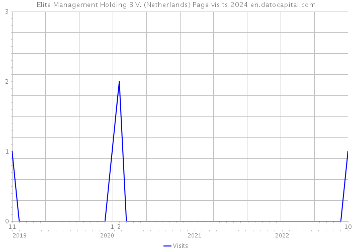 Elite Management Holding B.V. (Netherlands) Page visits 2024 