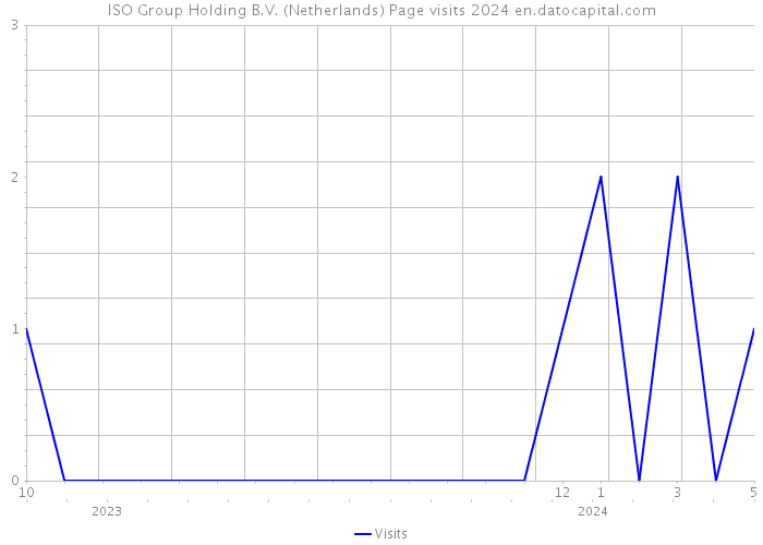 ISO Group Holding B.V. (Netherlands) Page visits 2024 