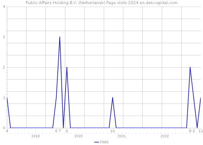 Public Affairs Holding B.V. (Netherlands) Page visits 2024 