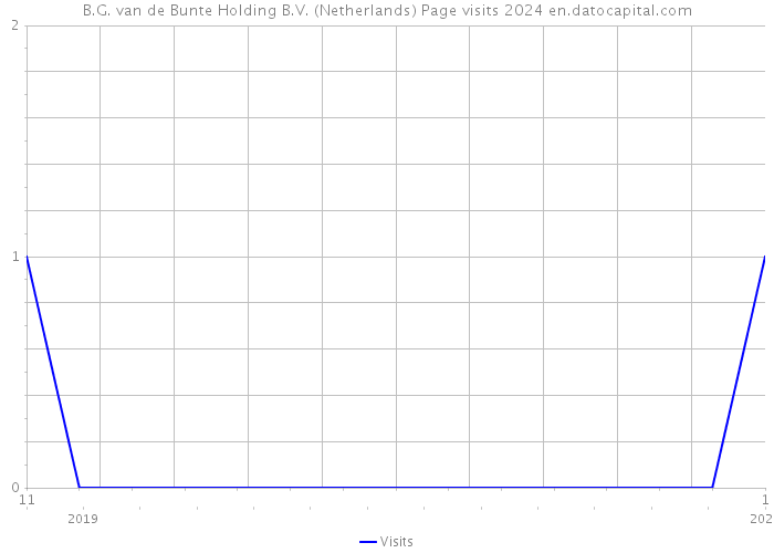B.G. van de Bunte Holding B.V. (Netherlands) Page visits 2024 