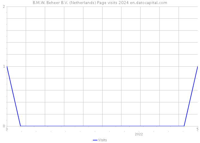 B.M.W. Beheer B.V. (Netherlands) Page visits 2024 