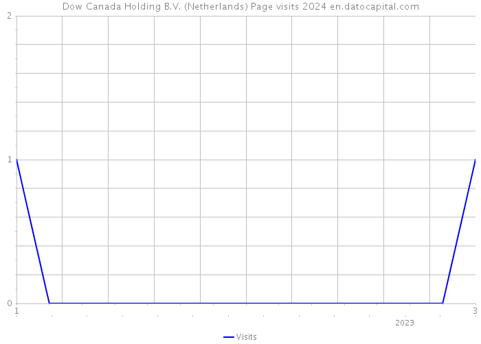 Dow Canada Holding B.V. (Netherlands) Page visits 2024 