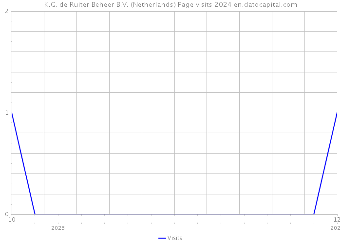 K.G. de Ruiter Beheer B.V. (Netherlands) Page visits 2024 