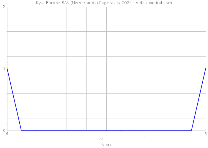 Kyto Europe B.V. (Netherlands) Page visits 2024 