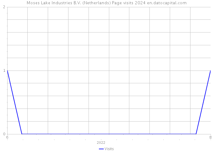 Moses Lake Industries B.V. (Netherlands) Page visits 2024 