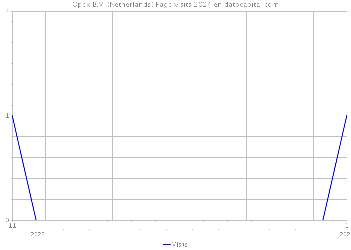 Opex B.V. (Netherlands) Page visits 2024 