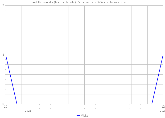 Paul Koziarski (Netherlands) Page visits 2024 