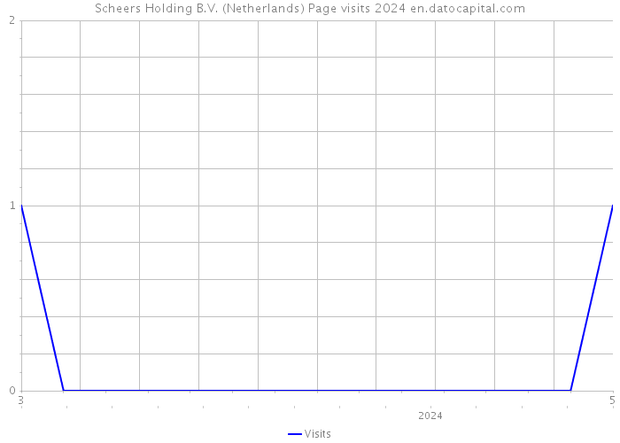 Scheers Holding B.V. (Netherlands) Page visits 2024 