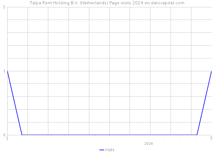 Talpa Rent Holding B.V. (Netherlands) Page visits 2024 