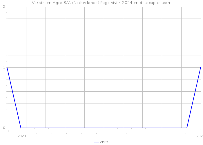 Verbiesen Agro B.V. (Netherlands) Page visits 2024 