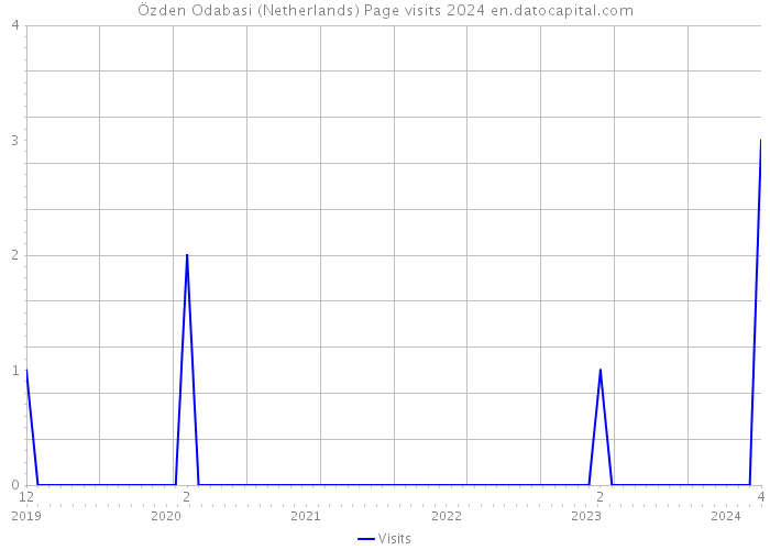 Özden Odabasi (Netherlands) Page visits 2024 