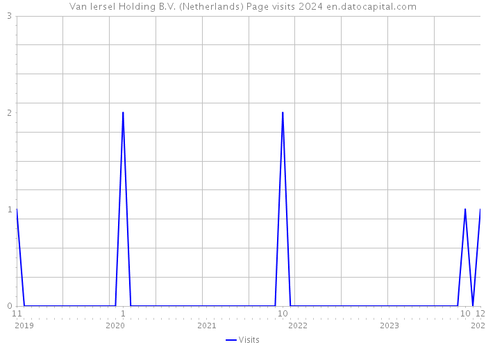 Van Iersel Holding B.V. (Netherlands) Page visits 2024 