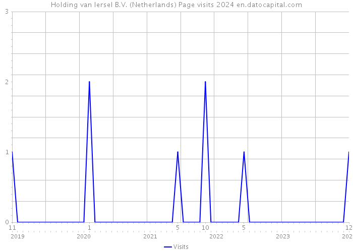 Holding van Iersel B.V. (Netherlands) Page visits 2024 