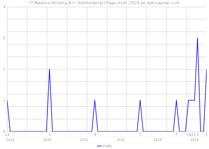 IT Balance Holding B.V. (Netherlands) Page visits 2024 