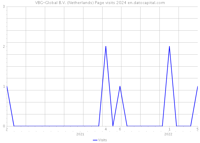 VBG-Global B.V. (Netherlands) Page visits 2024 