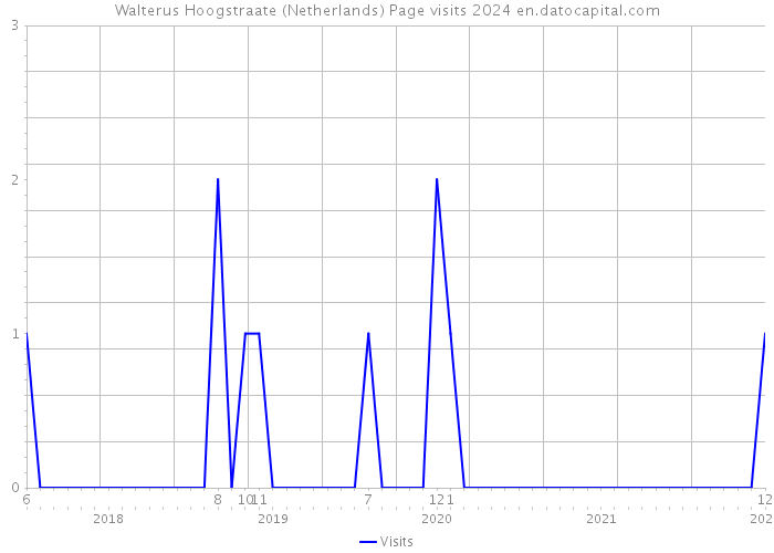 Walterus Hoogstraate (Netherlands) Page visits 2024 