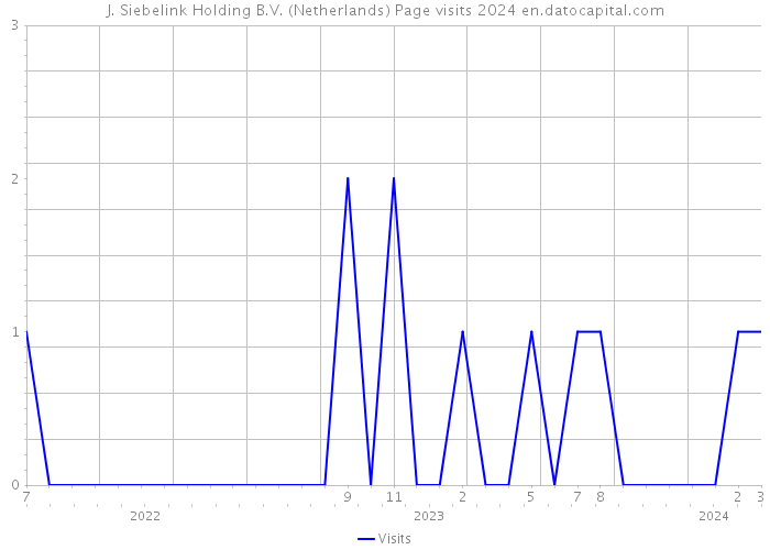 J. Siebelink Holding B.V. (Netherlands) Page visits 2024 