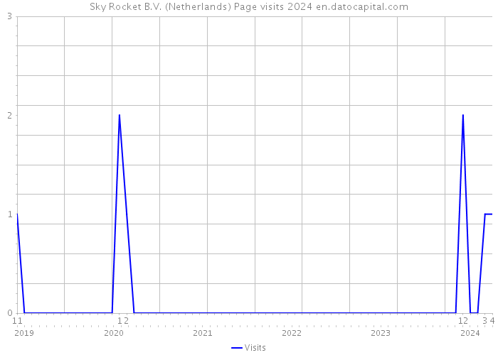 Sky Rocket B.V. (Netherlands) Page visits 2024 