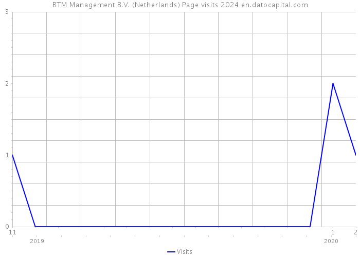 BTM Management B.V. (Netherlands) Page visits 2024 