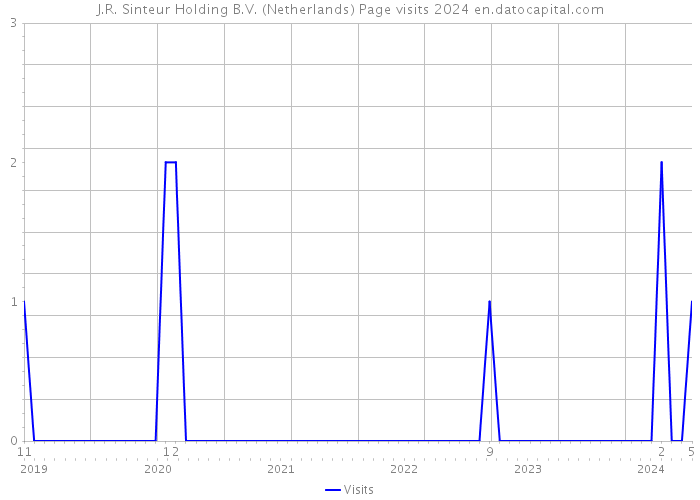J.R. Sinteur Holding B.V. (Netherlands) Page visits 2024 