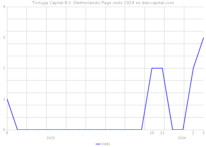 Tortuga Capital B.V. (Netherlands) Page visits 2024 