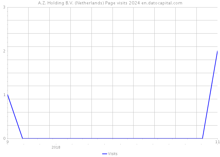 A.Z. Holding B.V. (Netherlands) Page visits 2024 