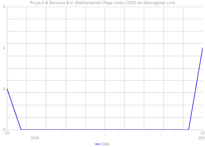 Project & Services B.V. (Netherlands) Page visits 2024 