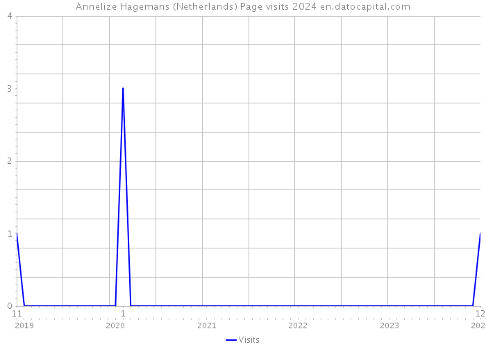 Annelize Hagemans (Netherlands) Page visits 2024 