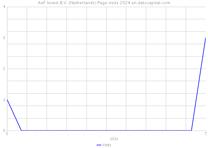AeF Invest B.V. (Netherlands) Page visits 2024 